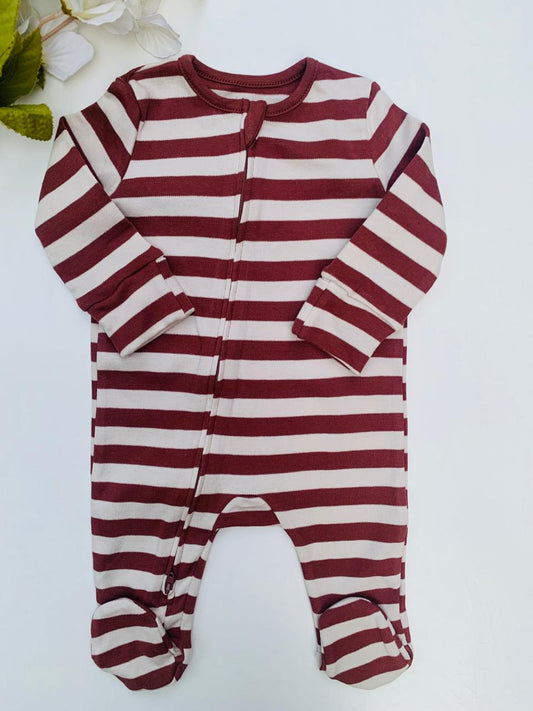 George Striped Sleepsuit