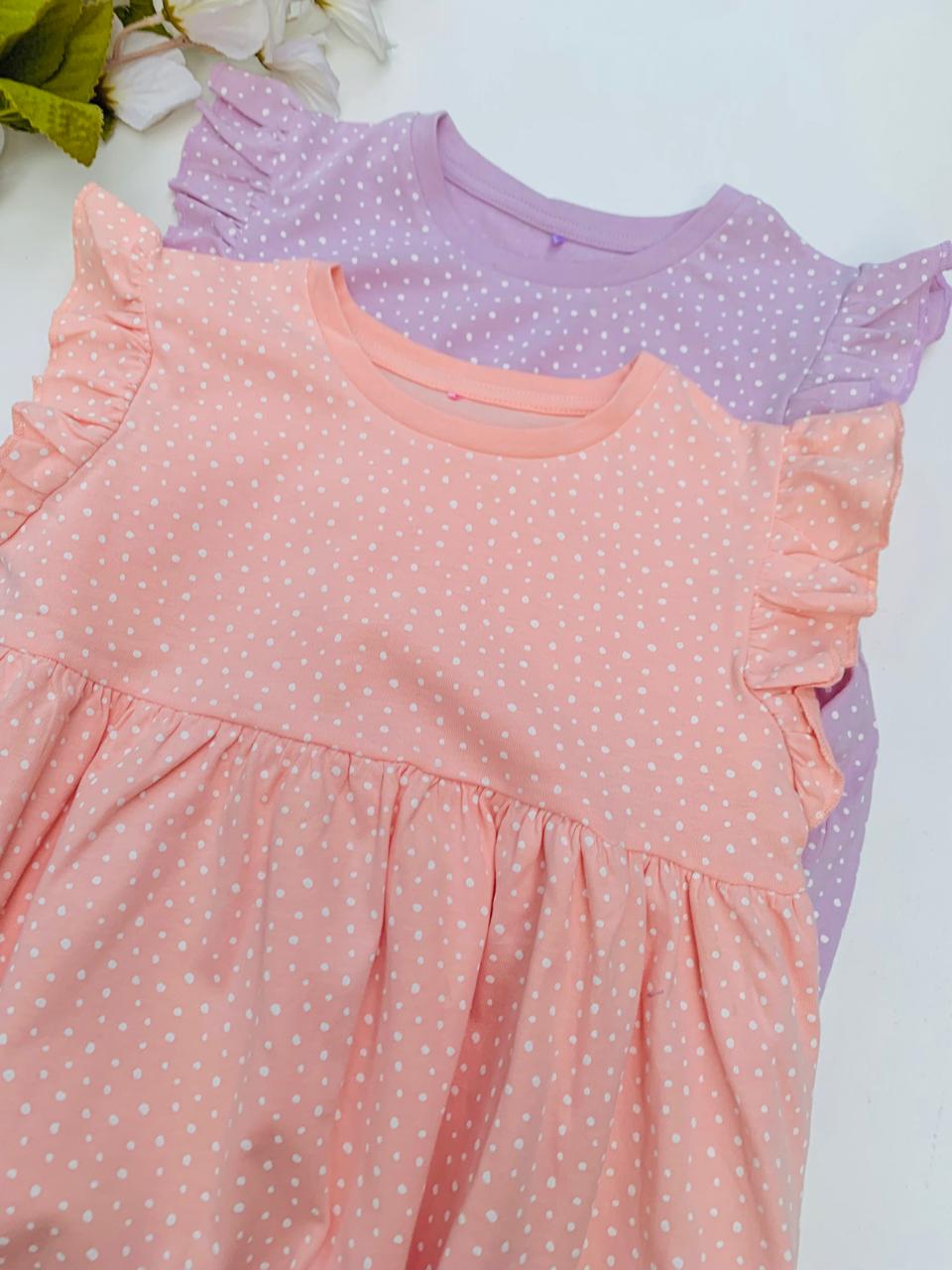 George Dots Print Pack of 2 Frocks