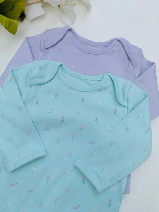 George Floral Pack of 2 Bodysuits