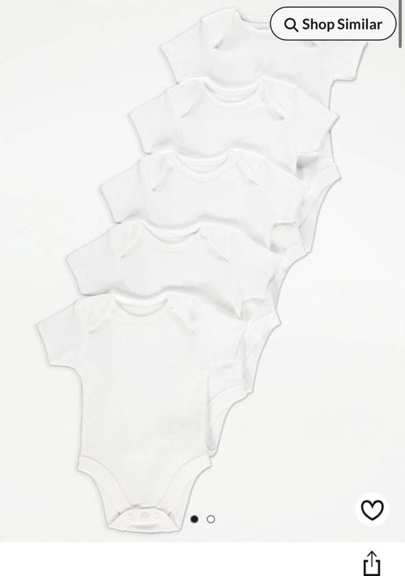 George Pack of 5 Bodysuits