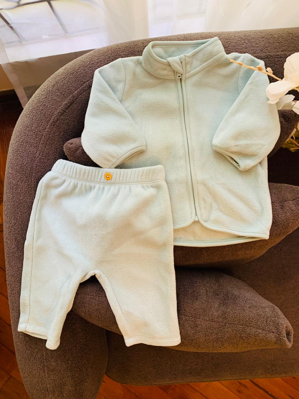 George Fleece Jacket with Trouser Set