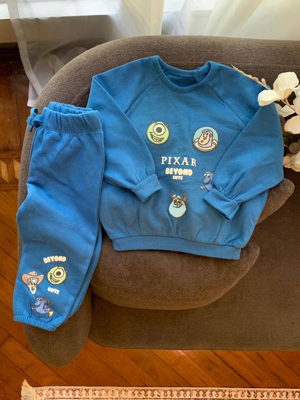 George "Pixar Beyond Cute" Sweat Shirt with Trouser Set