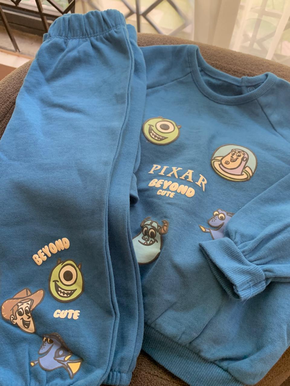 George "Pixar Beyond Cute" Sweat Shirt with Trouser Set
