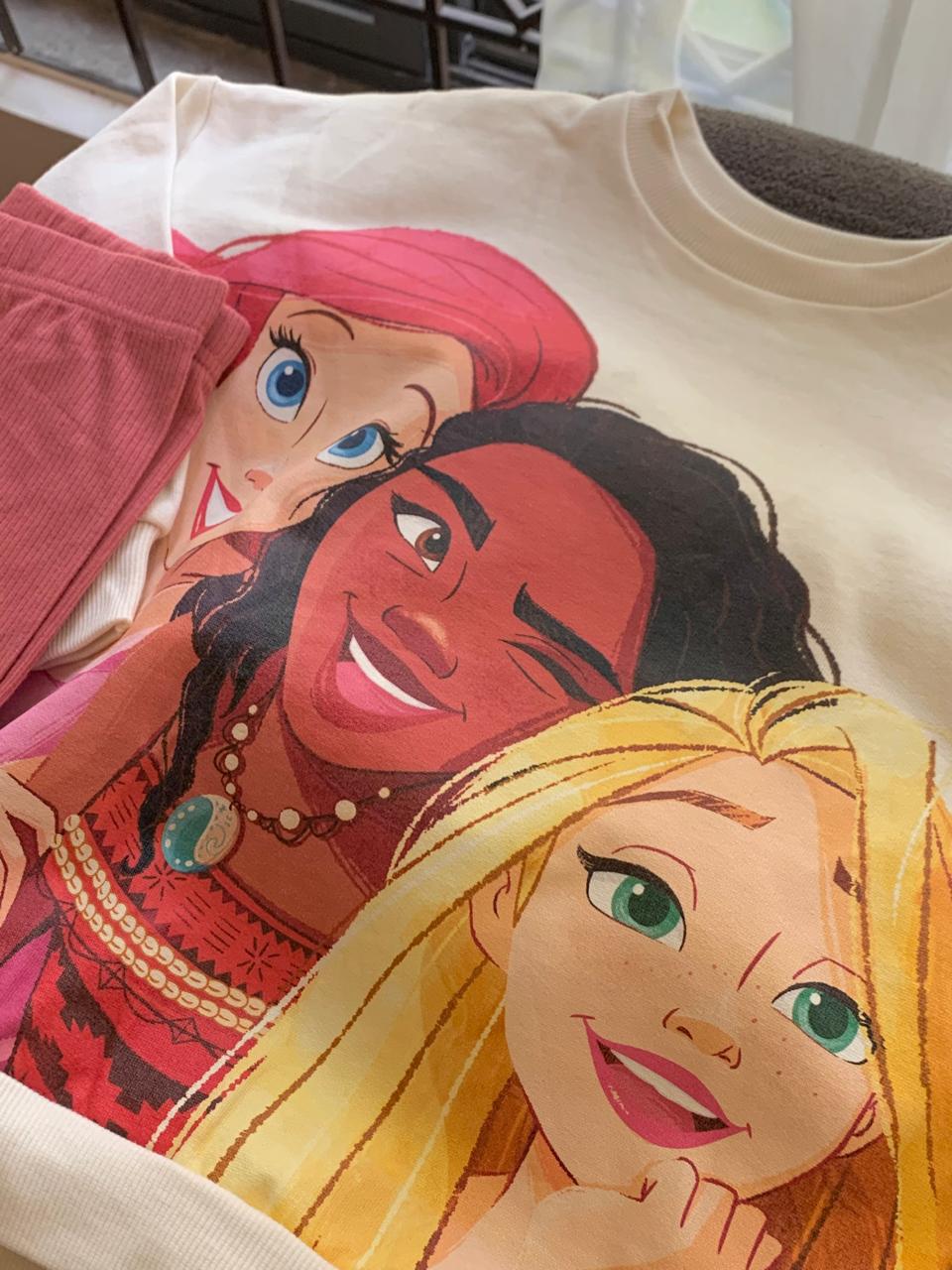 George Disney Princess Sweat Shirt with Tights