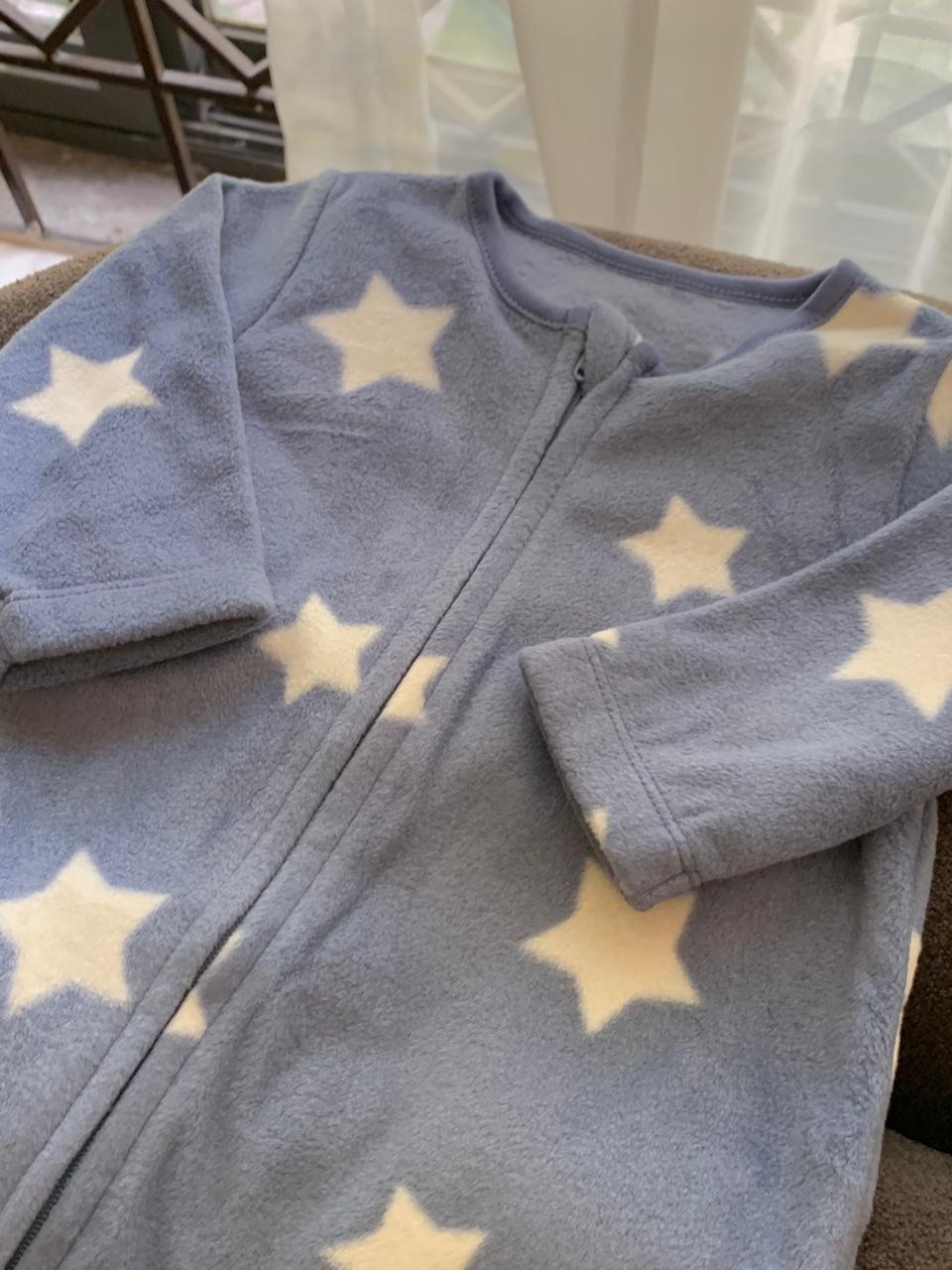 George Star Print Fleece Sleepsuit