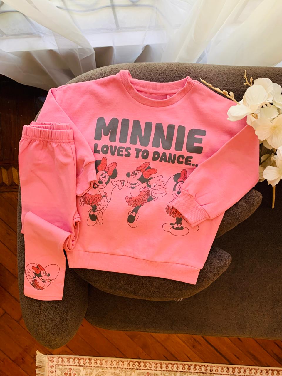 George "Minnie loves to Dance" Shirt with Leggings