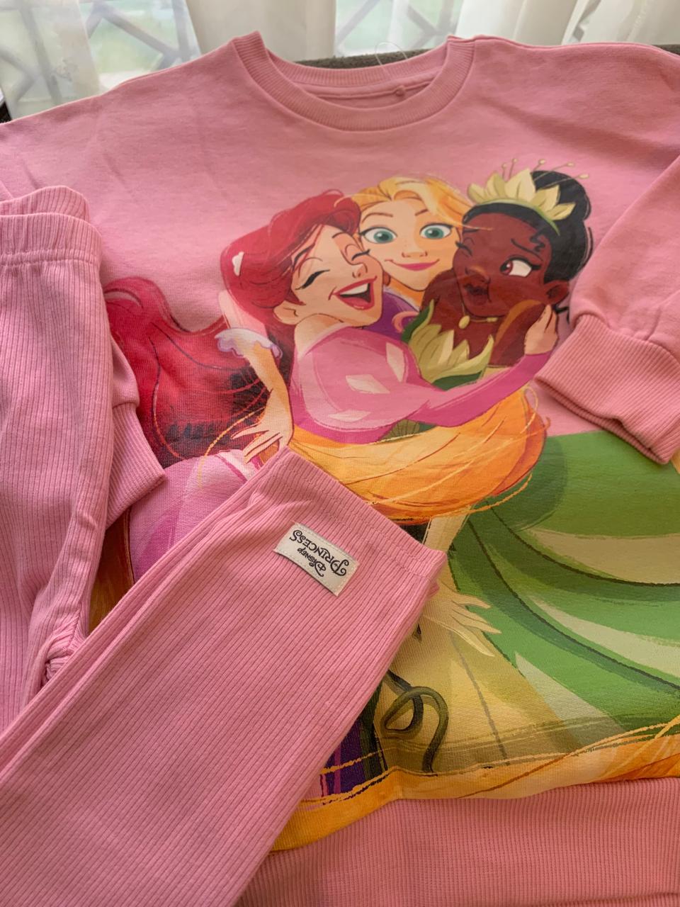 George Disney Princess Sweat Shirt with Tights