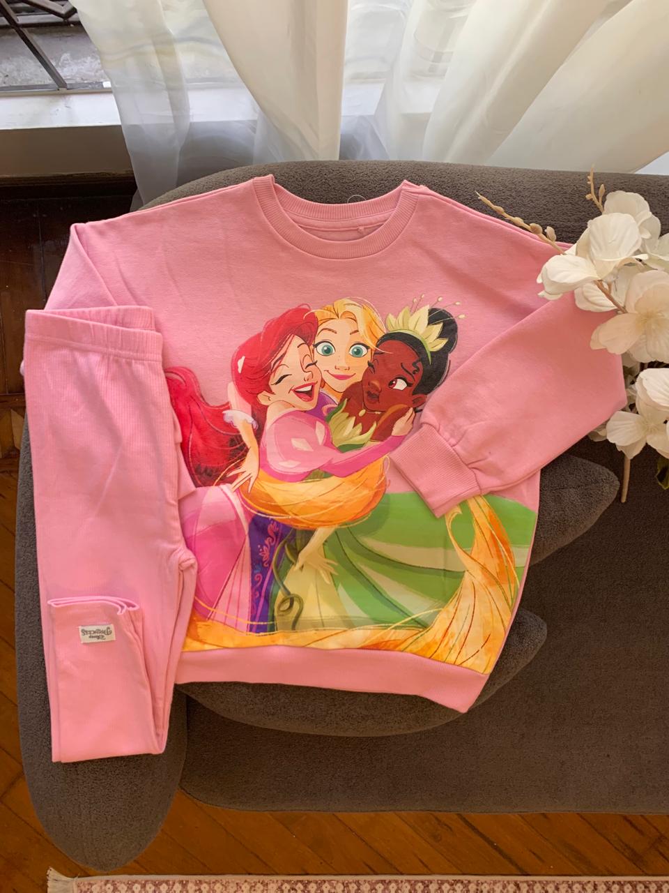 George Disney Princess Sweat Shirt with Tights