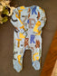 George Safari Print Fleece Sleepsuit