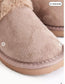 Tu Clothing Sand Faux Fur Mule Slippers