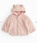 TU Clothing Hooded Borg Fleece Jacket