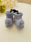 Tu Clothing Pom Pom Cable Knit Booties