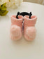 Tu Clothing Pom Pom Cable Knit Booties