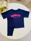 George "Brooklyn" Slogan T-Shirt & Trouser Set