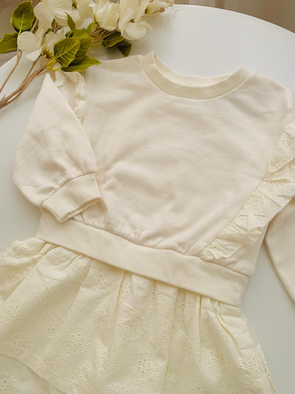 TU Clothing Frill sweat Shirt Dress