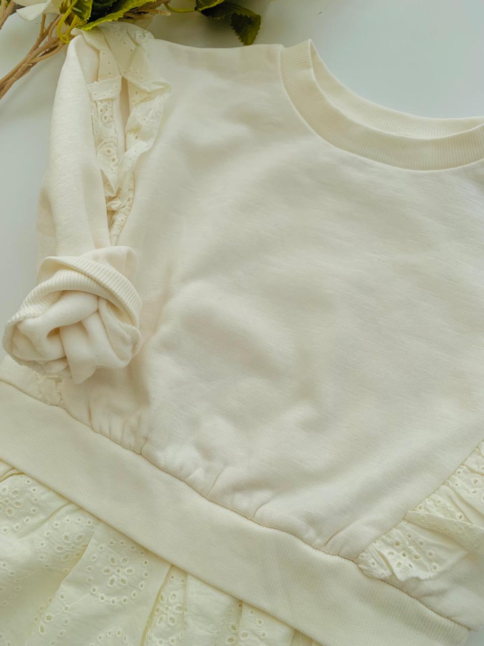 TU Clothing Frill sweat Shirt Dress