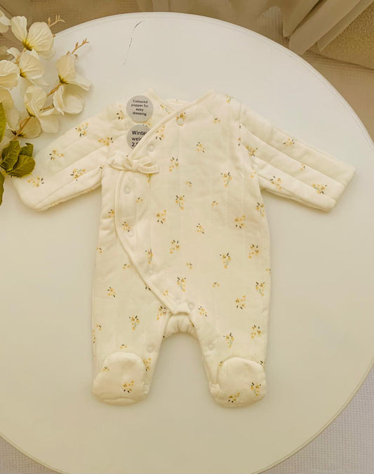 Tu Clothing Floral Quilted Sleepsuit