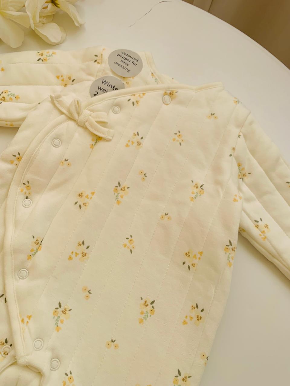 Tu Clothing Floral Quilted Sleepsuit
