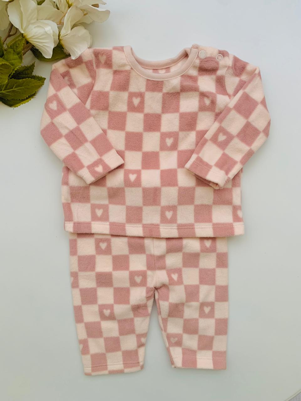 TU Clothing Fleece Shirt and trouser Set