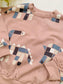 TU Clothing Geometric Dino Print Sweat Shirt