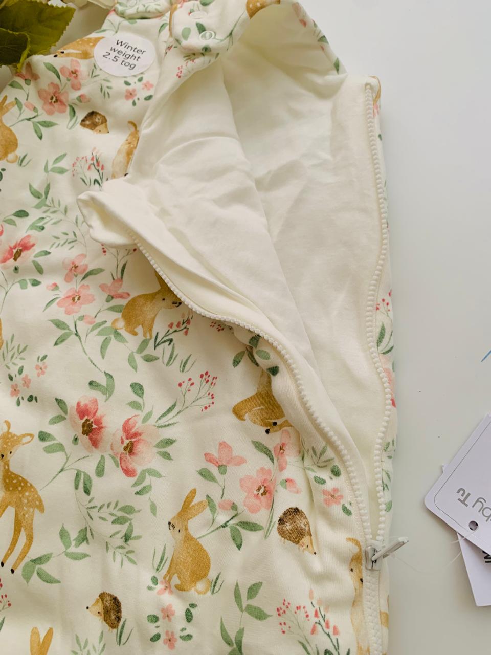 TU Clothing Woodland Deer Print Sleeping Bag