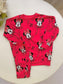 George Minnie Print Sweat Shirt and Trouser set