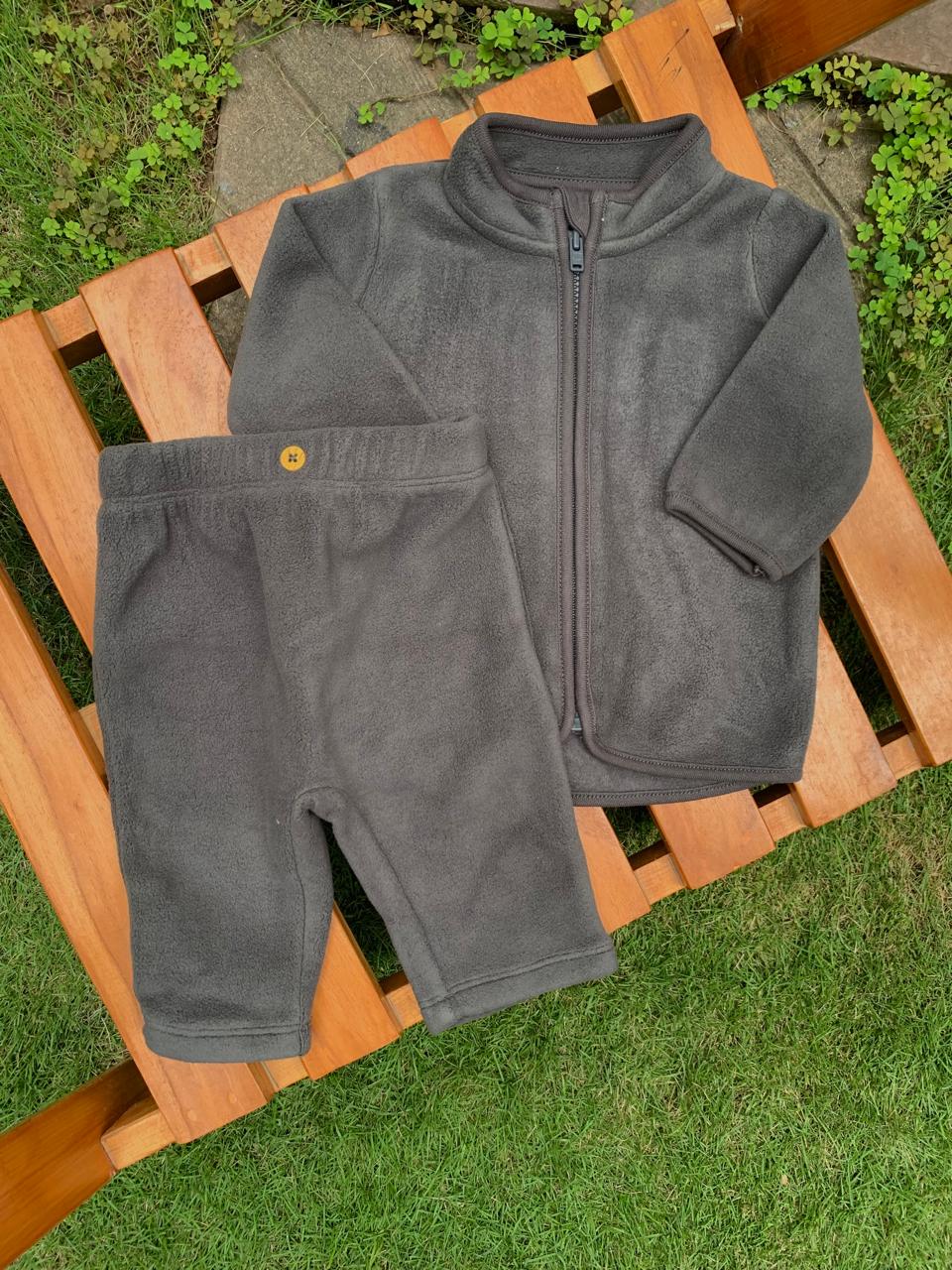 George Fleece Jacket with Trouser Set