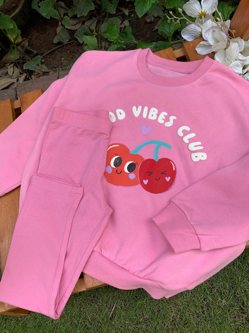 George "Good Vibes Club" Sweatshirt & Trouser Set