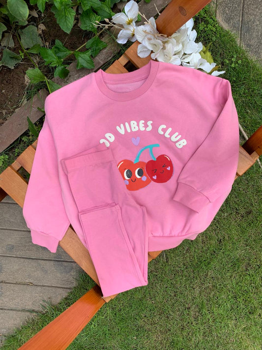 George "Good Vibes Club" Sweatshirt & Trouser Set