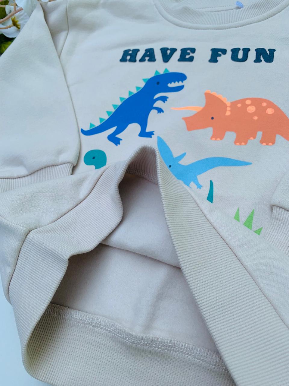 George "Have Fun" Sweatshirt & Trouser Set