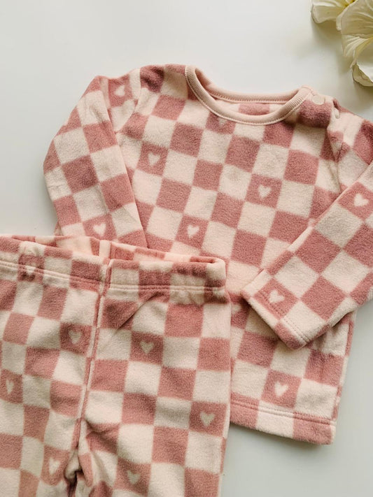 TU Clothing Fleece Shirt and trouser Set