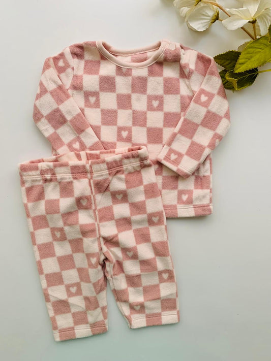 TU Clothing Fleece Shirt and trouser Set