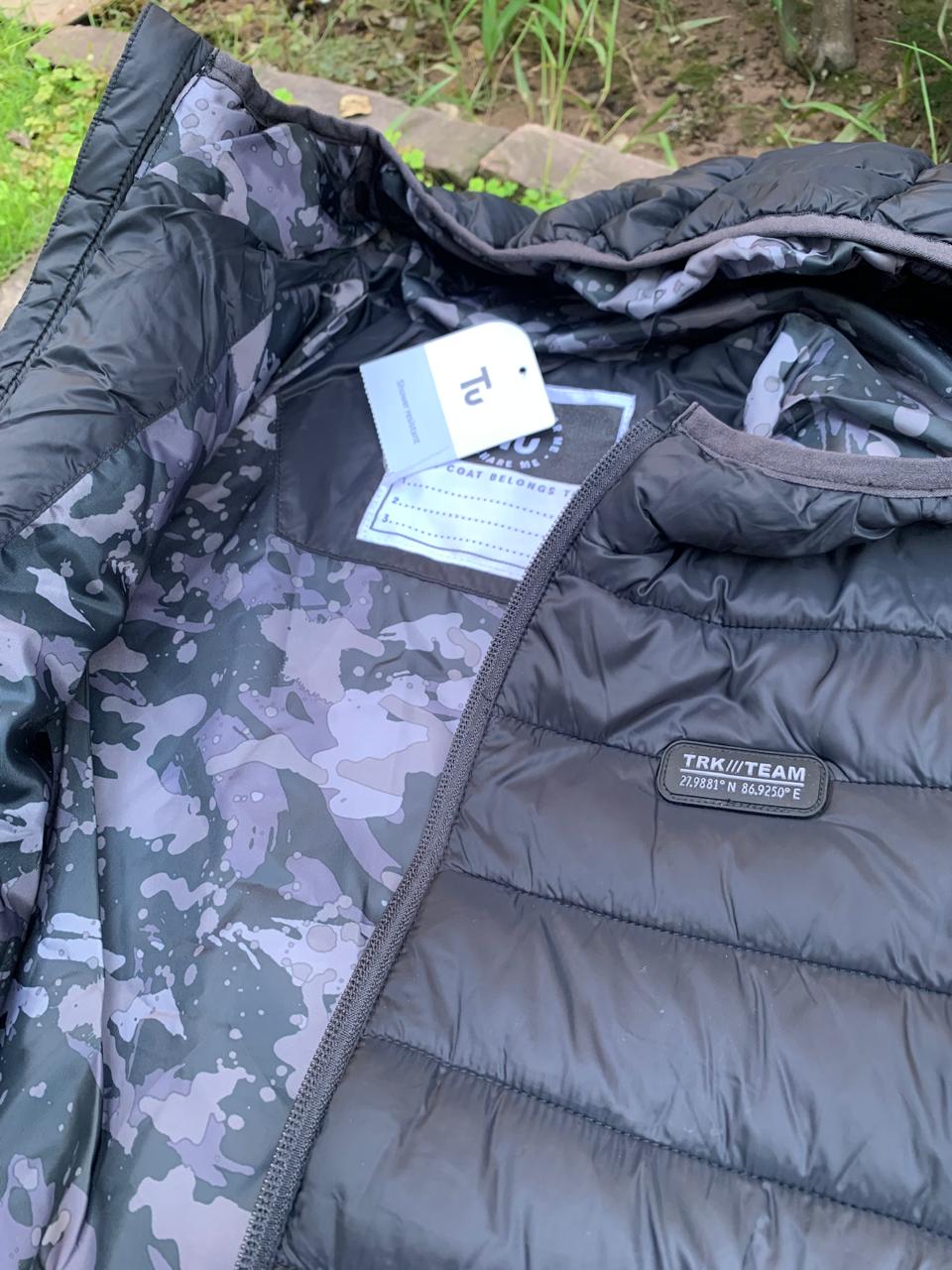 Tu Clothing Black Padded Jacket