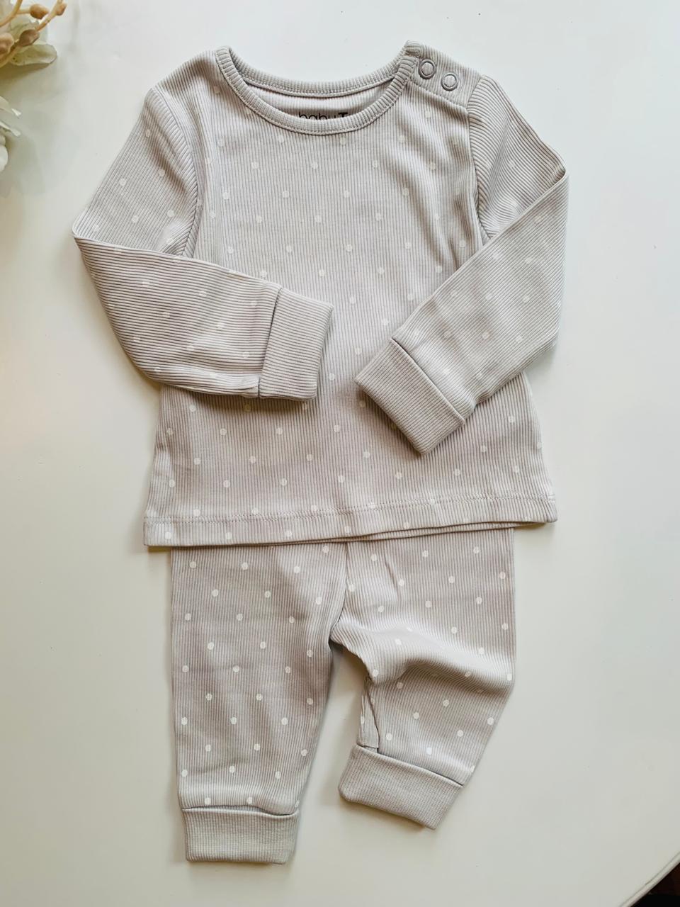 Tu Clothing Dots Print Shirt and Trouser set