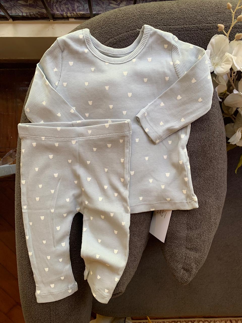 George Printed Bear Shirt and Trouser Set