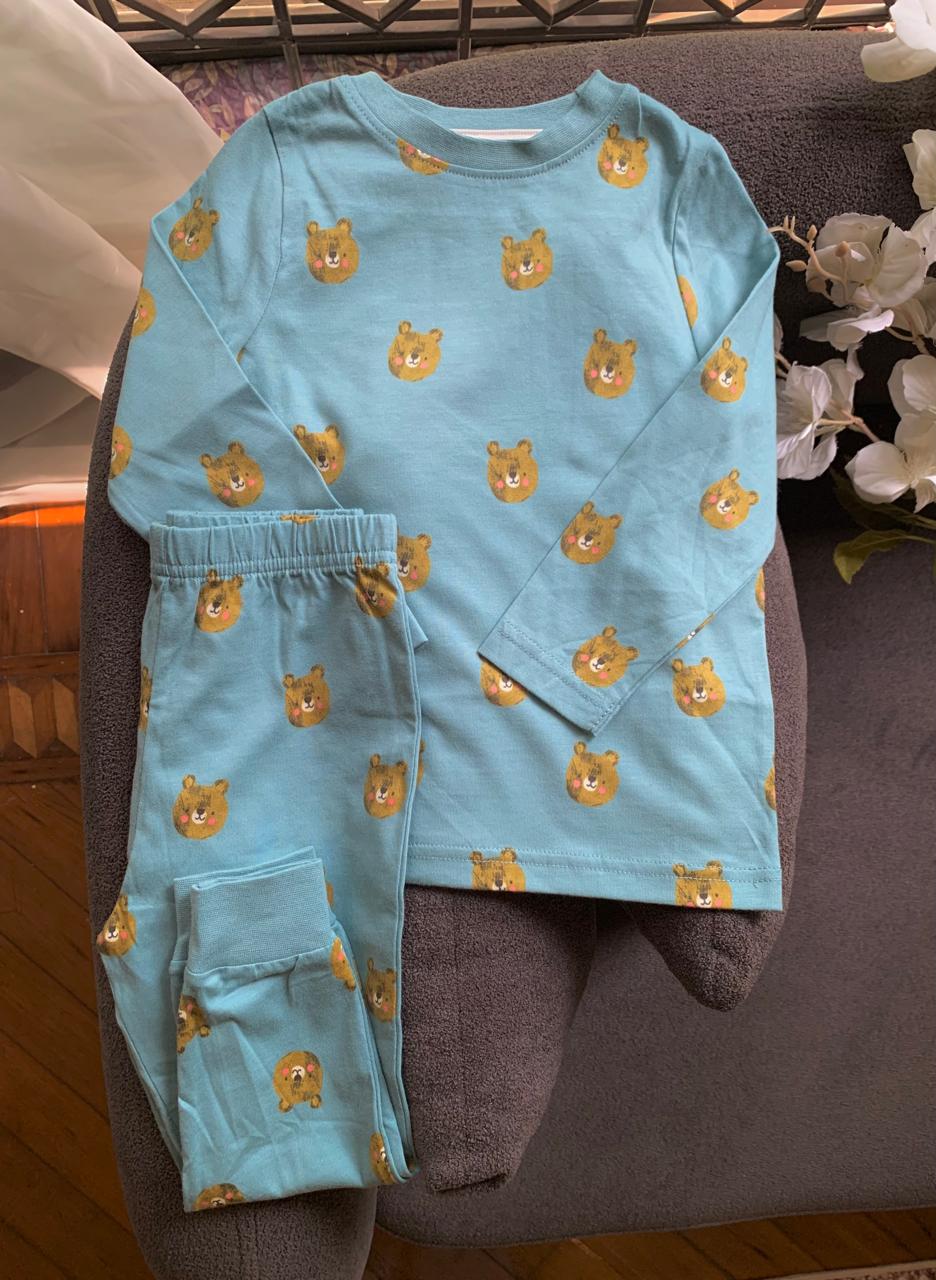 George Lion Faces Print Shirt & Trouser Set
