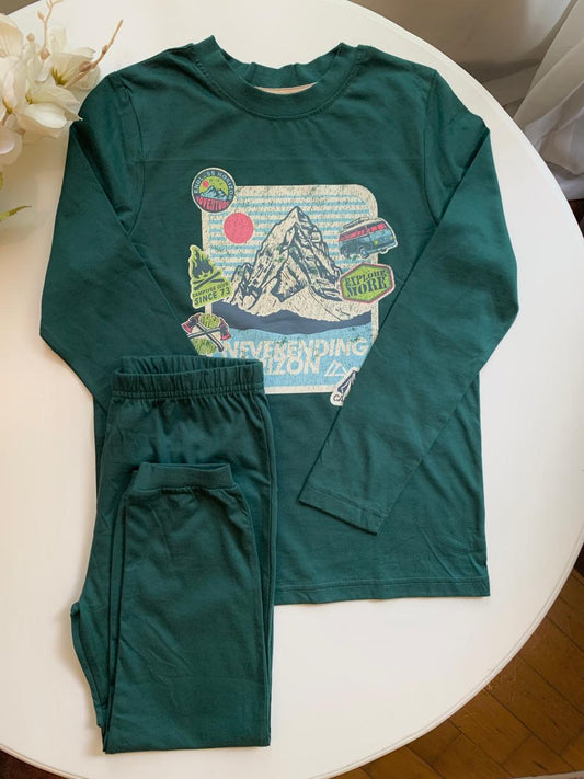 George "Never ending Horizon "Print Shirt and Trouser set