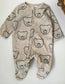 George Bear Fleece Sleepsuit