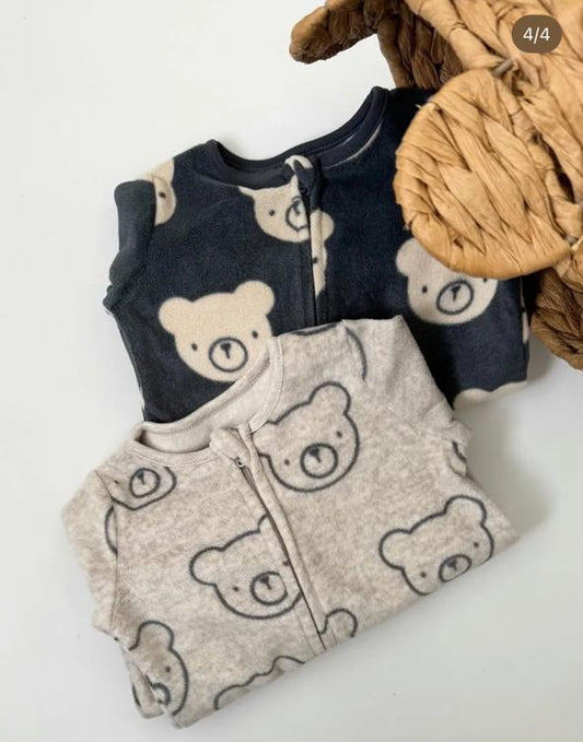 George Bear Fleece Sleepsuit