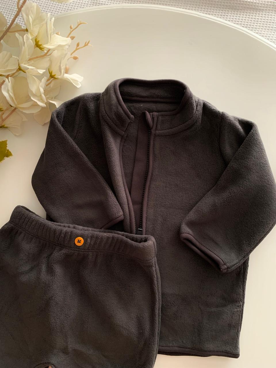 George Fleece Jacket with Trouser Set
