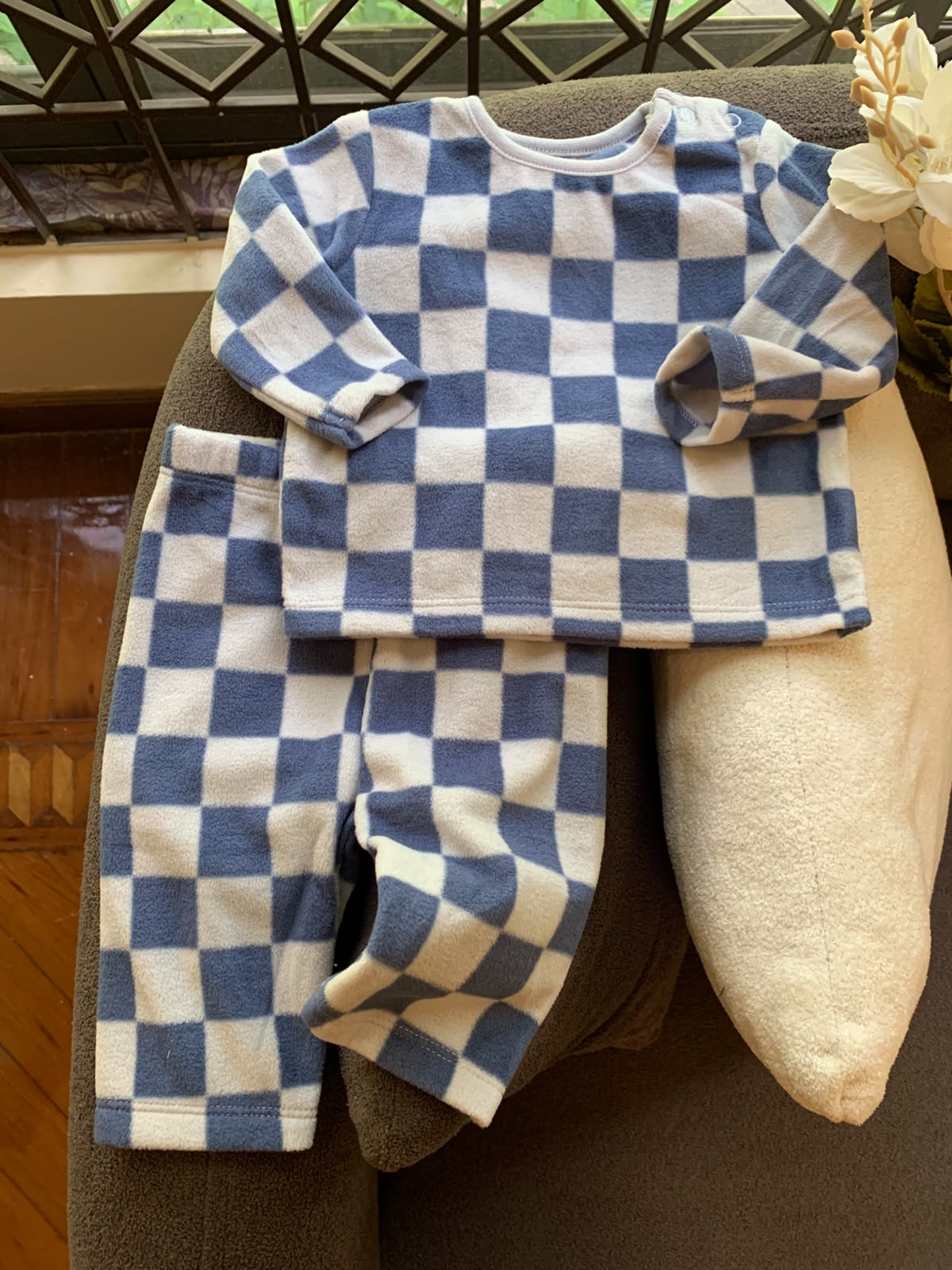 TU Clothing Fleece Shirt and Trouser Set