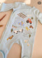 George Farmyard Story Embrioded Sleepsuit