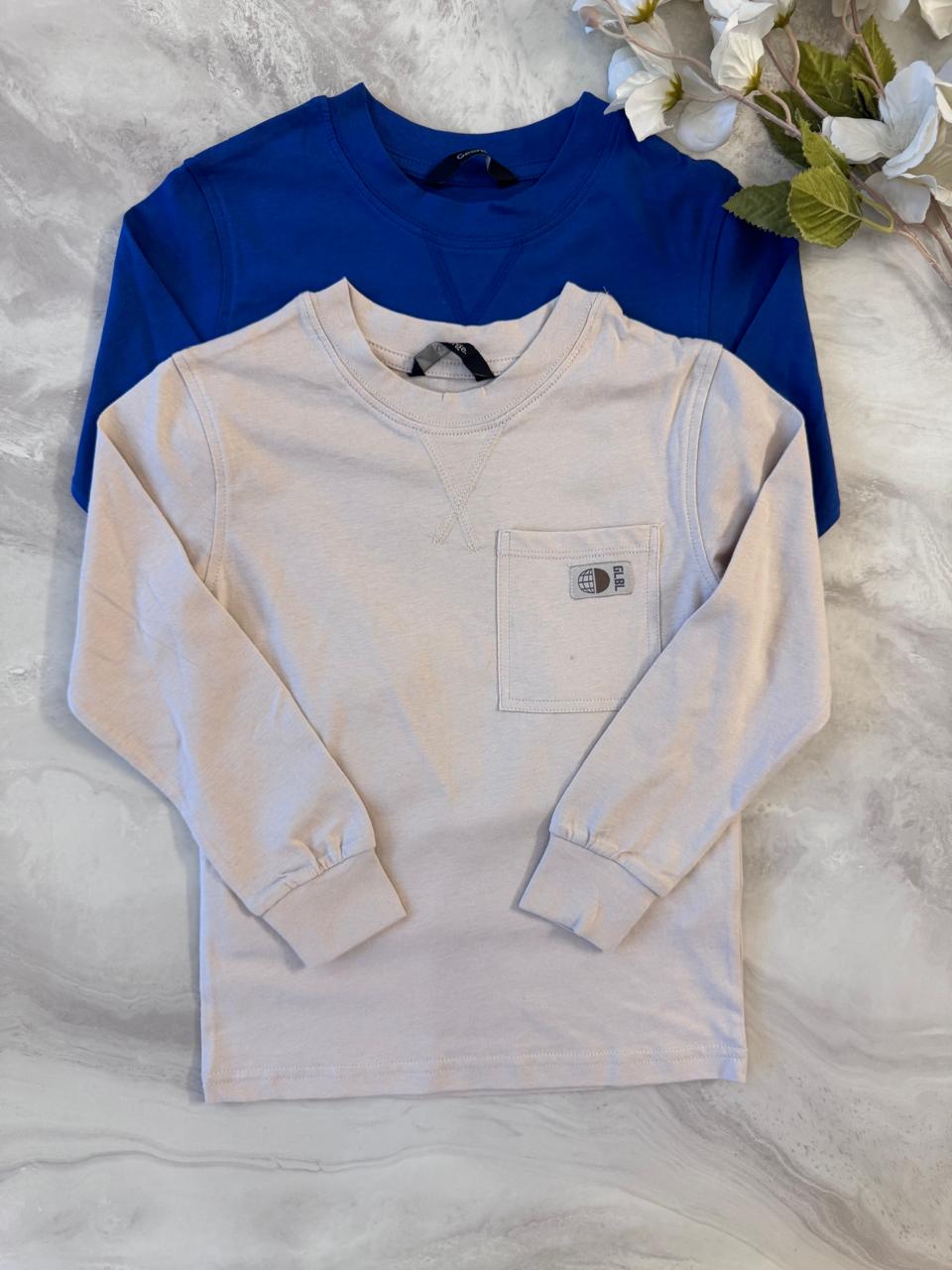 George Pack of 2 Chest Pocket Shirts