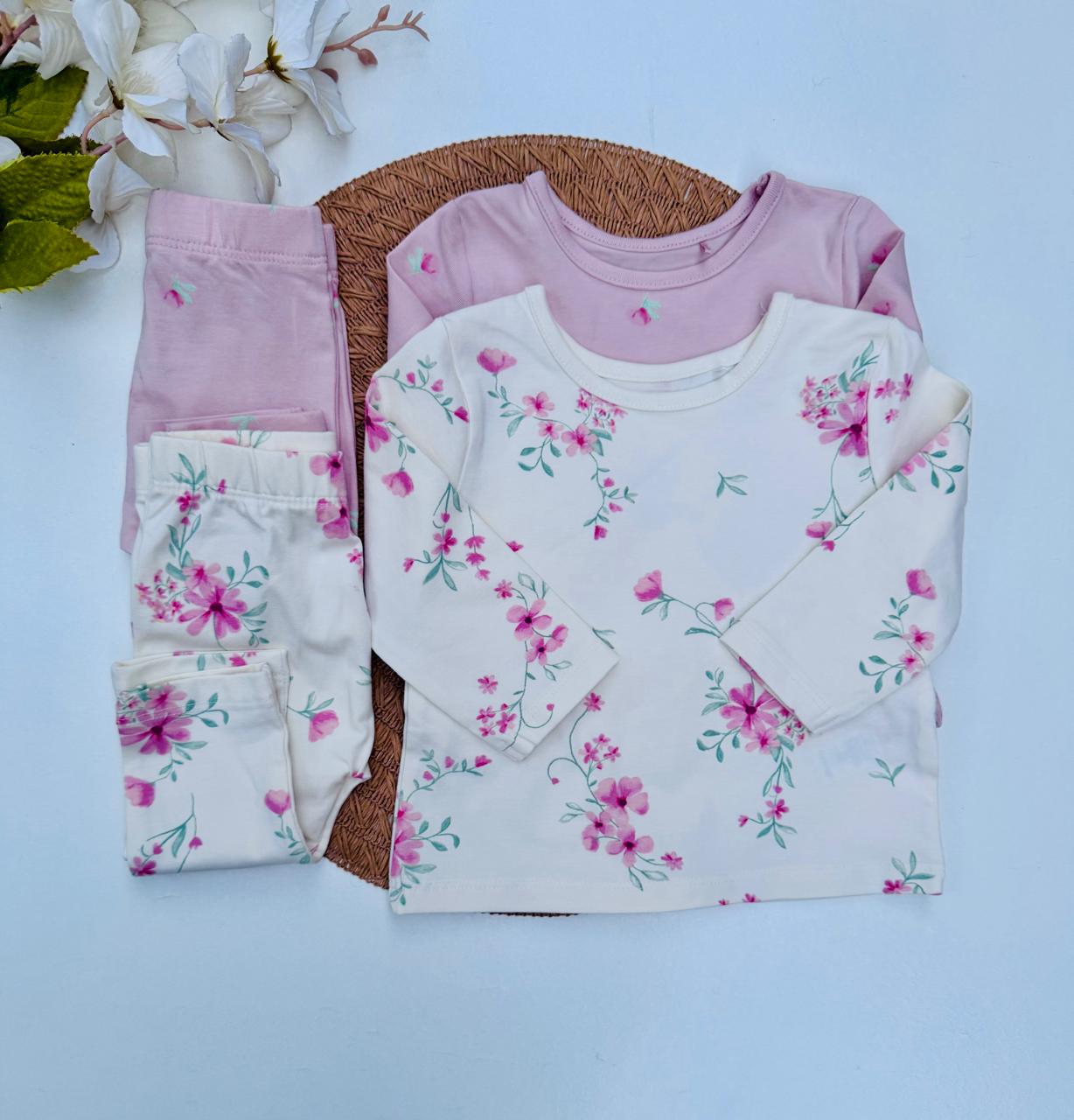 George Pack of 2 Floral Pyjamas Set