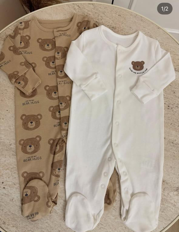 Matalan pack of 2 Sleepsuits