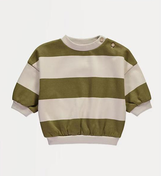 George Striped Crew Neck Sweatshirt