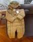 Tu Clothing Quilted patched bear Pramsuit