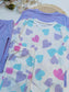 Tu Clothing pack of 2 Hearts print Pyjamas Set