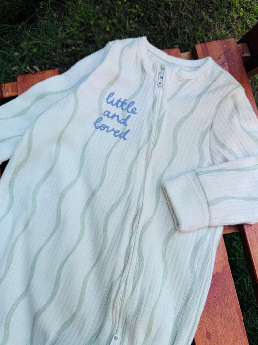 Tu Clothing "Little and Loved" Sleepsuit