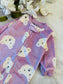 Carter's Bear faces print Fleece Sleepsuit